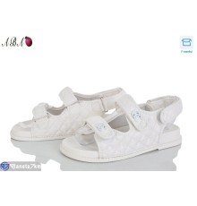 Босоніжки жіночі на літо (8 пар р.36-41) білий  "Aba"