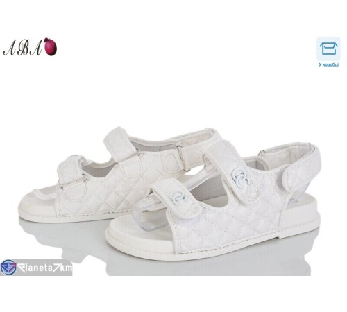 Босоніжки жіночі на літо (8 пар р.36-41) білий  "Aba"