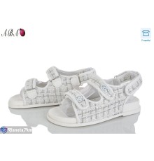 Босоніжки жіночі на літо (8 пар р.36-41) білий  "Aba"