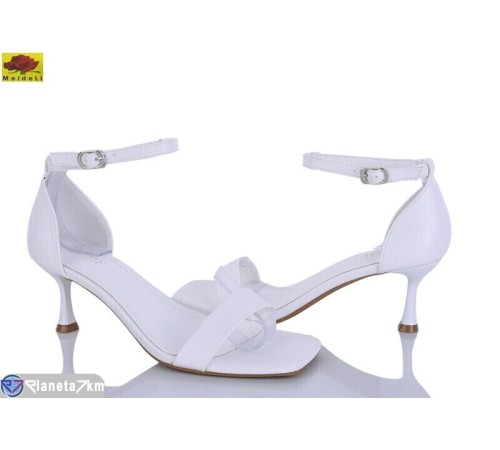 Босоніжки жіночі на літо (6 пар р.36-40) білий  "Mei De Li"