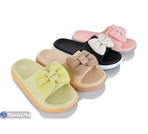 Шлепки жіночі на літо (12 пар р.36-41) мікс  "Lexi"