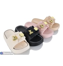 Шлепки жіночі на літо (12 пар р.36-41) мікс  "Lexi"