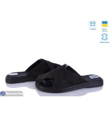 Шлепки жіночі на літо (6 пар р.36-40) коричневий  "Linda"