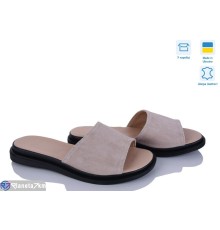 Шлепки жіночі на літо (6 пар р.36-40) бежевий  "Linda"