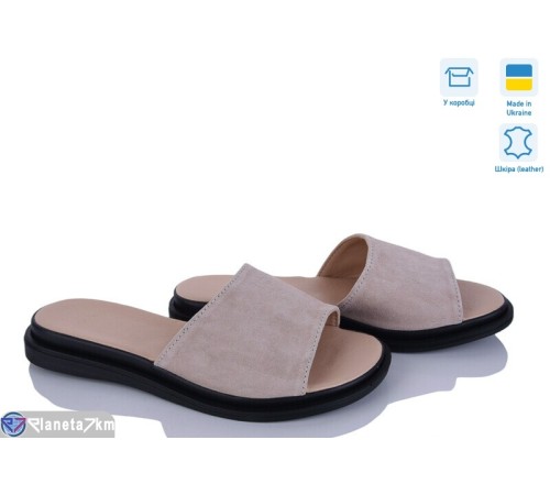Шлепки жіночі на літо (6 пар р.36-40) бежевий  "Linda"