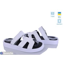 Шлепки жіночі на літо (6 пар р.36-40) білий  "Linda"