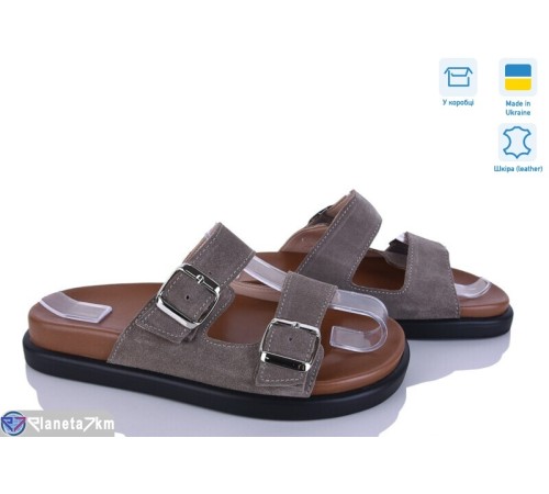 Шлепки жіночі на літо (6 пар р.36-40) сірий  "Linda"