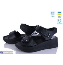 Босоніжки жіночі на літо (6 пар р.36-40) чорний  "Linda"