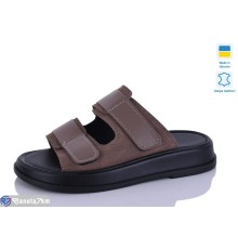 Шлепки жіночі на літо (6 пар р.36-40) коричневий  "Marmilad"