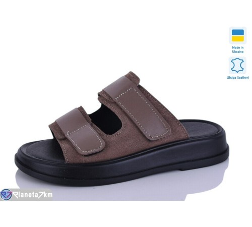 Шлепки жіночі на літо (6 пар р.36-40) коричневий  "Marmilad"