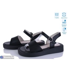 Босоніжки жіночі на літо (8 пар р.36-41) чорний  "HoRIK"