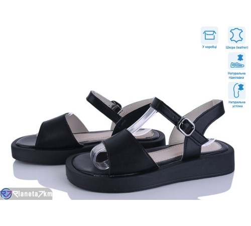 Босоніжки жіночі на літо (8 пар р.36-41) чорний  "HoRIK"