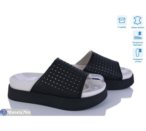 Шлепки жіночі на літо (8 пар р.36-41) чорний  "HoRIK"