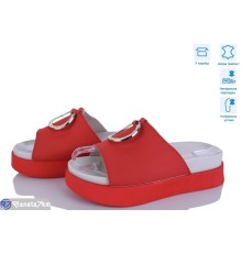 Шлепки жіночі на літо (8 пар р.36-41) червоний  "HoRIK"