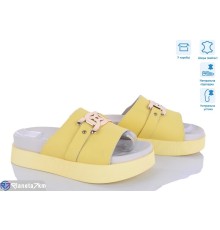 Шлепки жіночі на літо (8 пар р.36-41) жовтий  "HoRIK"