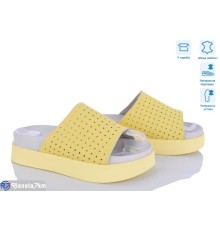 Шлепки жіночі на літо (8 пар р.36-41) жовтий  "HoRIK"