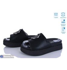 Шлепки жіночі на літо (8 пар р.36-41) чорний  "HoRIK"