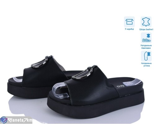 Шлепки жіночі на літо (8 пар р.36-41) чорний  "HoRIK"