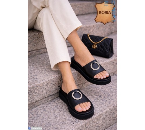 Шлепки жіночі на літо (8 пар р.36-41) чорний  "HoRIK"