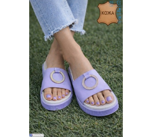 Шлепки жіночі на літо (8 пар р.36-41) фіолетовий  "HoRIK"