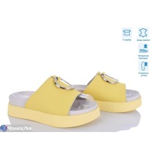 Шлепки жіночі на літо (8 пар р.36-41) жовтий  "HoRIK"