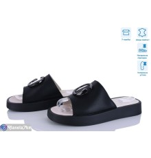 Шлепки жіночі на літо (8 пар р.36-41) чорний  "HoRIK"