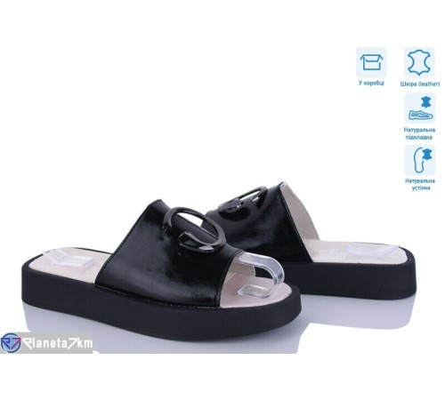 Шлепки жіночі на літо (8 пар р.36-41) чорний  "HoRIK"