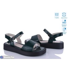 Босоніжки жіночі на літо (8 пар р.36-41) зелений  "HoRIK"