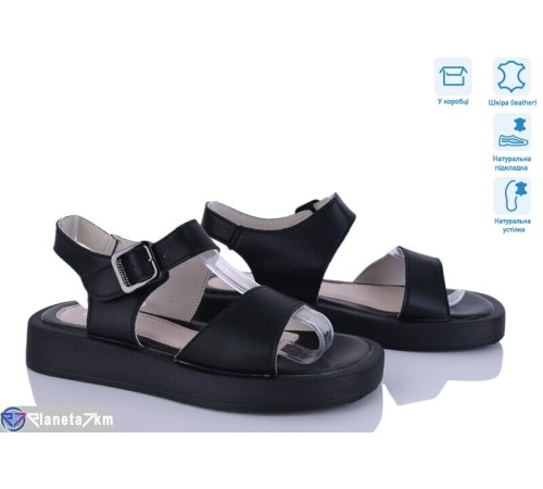 Босоніжки жіночі на літо (8 пар р.36-41) чорний  "HoRIK"