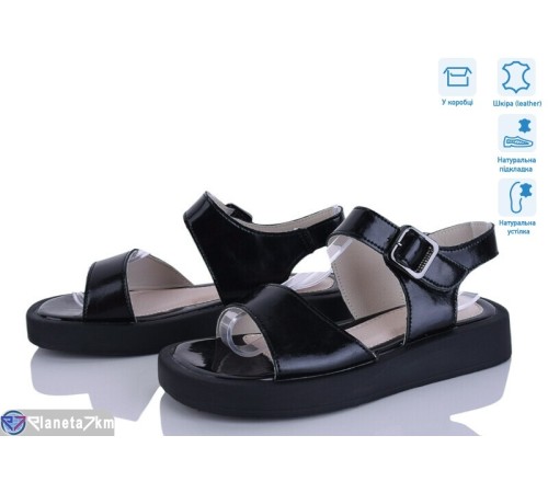 Босоніжки жіночі на літо (8 пар р.36-41) чорний  "HoRIK"