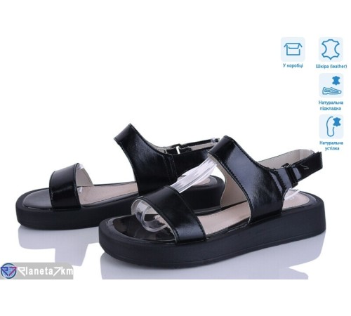 Босоніжки жіночі на літо (8 пар р.36-41) чорний  "HoRIK"