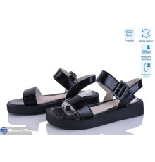 Босоніжки жіночі на літо (8 пар р.36-41) чорний  "HoRIK"