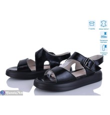 Босоніжки жіночі на літо (8 пар р.36-41) чорний  "HoRIK"