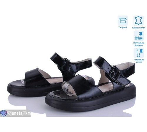 Босоніжки жіночі на літо (8 пар р.36-41) чорний  "HoRIK"