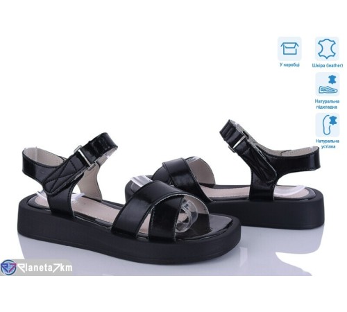 Босоніжки жіночі на літо (8 пар р.36-41) чорний  "HoRIK"