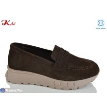 Туфлі жіночі на весну/осінь (8 пар р.36-41) коричневий  "Jiulai-Kadisalun"