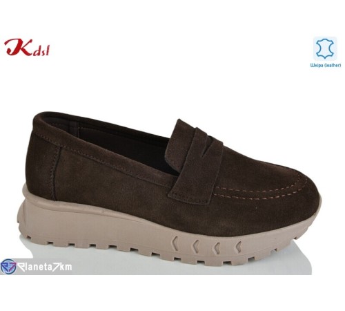 Туфлі жіночі на весну/осінь (8 пар р.36-41) коричневий  "Jiulai-Kadisalun"