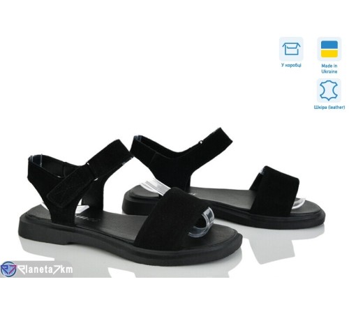 Босоніжки жіночі на літо (8 пар р.36-41) чорний  "FOX"