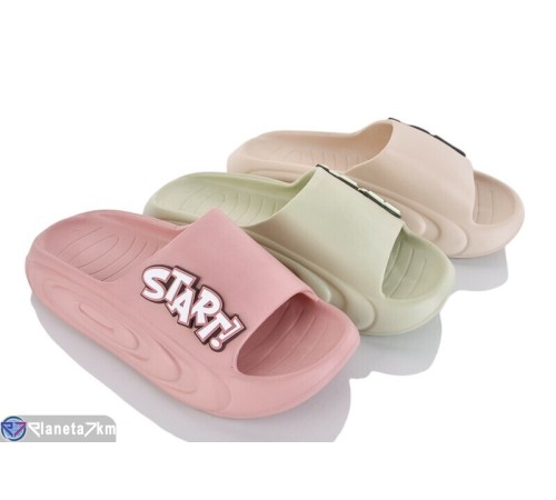 Шлепки жіночі на літо (12 пар р.36-41) мікс  "Melinda"