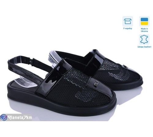 Босоніжки жіночі на літо (6 пар р.36-40) чорний  "Linda"