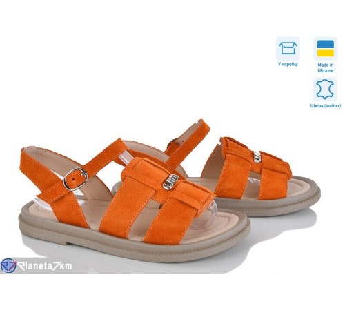 Босоніжки жіночі на літо (8 пар р.36-41) оранжевий  "ERIKA"