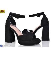 Босоніжки жіночі на літо (6 пар р.36-40) чорний  "Mei De Li"