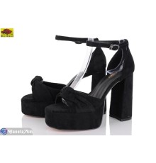 Босоніжки жіночі на літо (6 пар р.36-40) чорний  "Mei De Li"