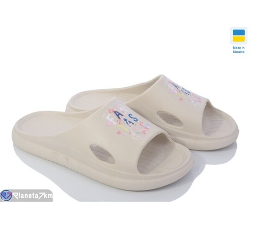 Шлепки жіночі на літо (6 пар р.36-41) бежевий  "Ladmir"