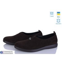 Туфлі жіночі на літо (6 пар р.36-40) коричневий  "Linda"