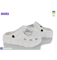 Кроки жіночі на літо (6 пар р.36-40) білий  "Roks"