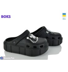 Кроки жіночі на літо (6 пар р.36-40) чорний  "Roks"