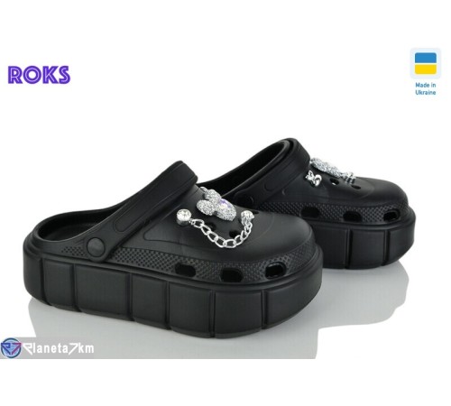 Кроки жіночі на літо (6 пар р.36-40) чорний  "Roks"