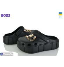 Кроки жіночі на літо (6 пар р.36-40) чорний  "Roks"