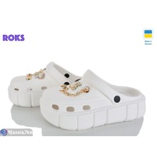 Кроки жіночі на літо (6 пар р.36-40) білий  "Roks"